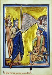 The fourth plague of Egypt, from a book of Bible Pictures